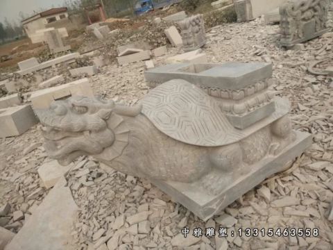 招财龙龟石雕