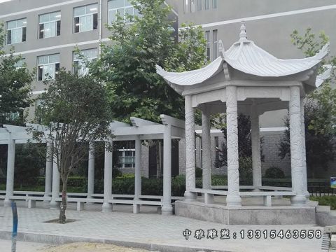 石雕园林凉亭