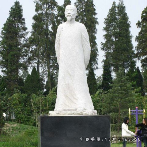 石雕名人曹雪芹