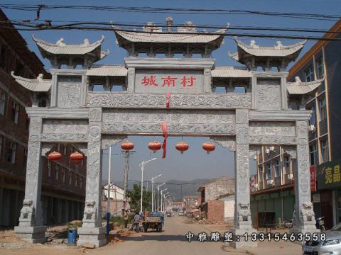 大型牌坊石雕