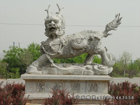 镇宅石雕麒麟