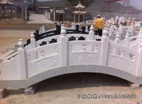 小型石雕景观桥
