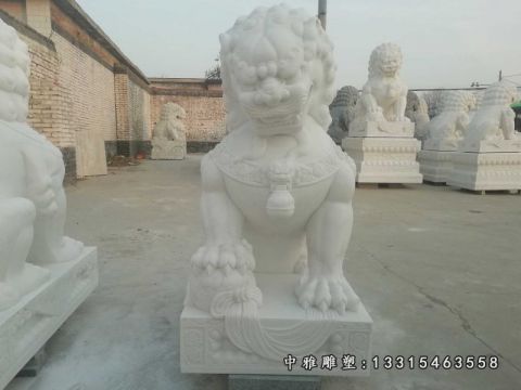 石雕镇宅辟邪狮子