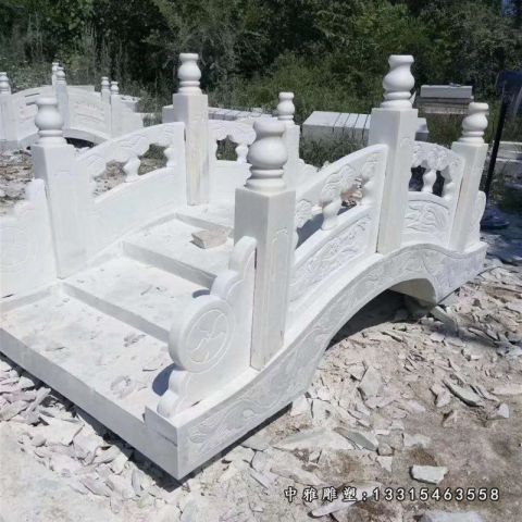小型石雕桥雕塑