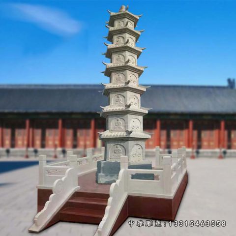 寺庙石雕塔雕塑