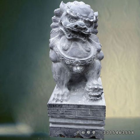 宅门狮子石雕