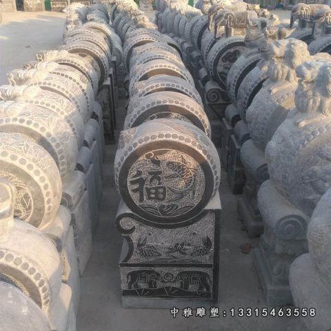 仿古石雕抱鼓