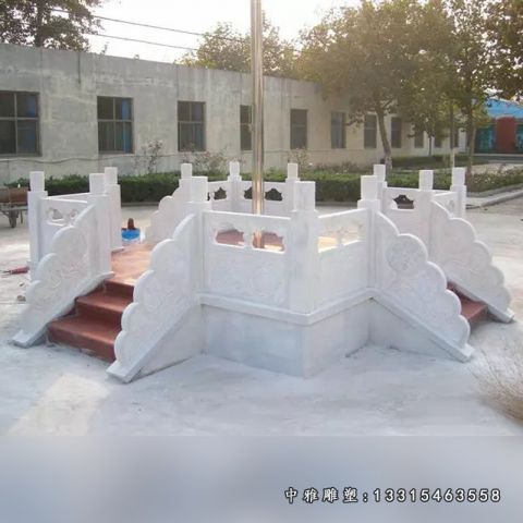 石雕景观升旗台