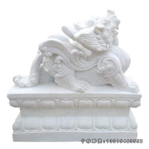 门口石雕麒麟