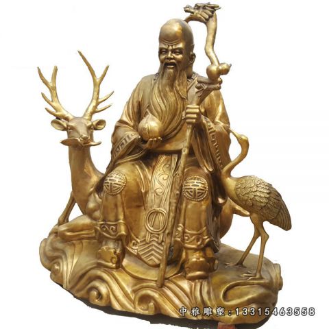 铜雕寿星公雕塑