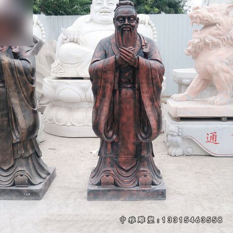铜雕圣人孔子