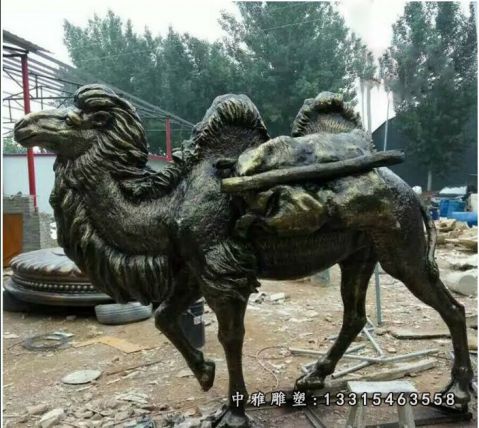 动物铜雕骆驼雕塑