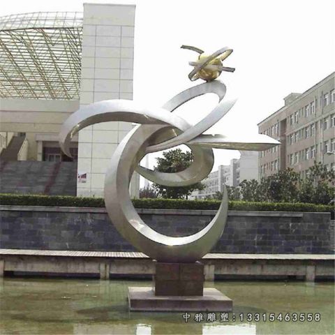 不锈钢小区景观雕塑
