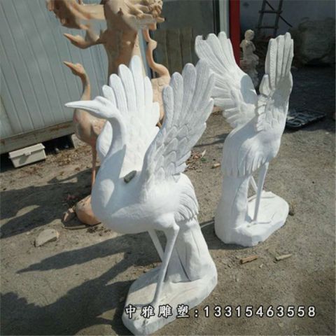 吉祥石雕仙鹤