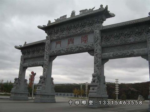 石雕景区牌坊