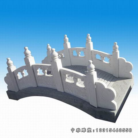 石雕公园小桥雕塑