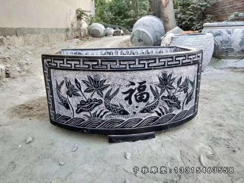 庭院水缸石雕雕塑