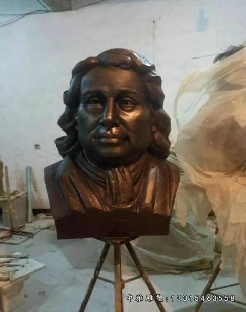 铜雕校园牛顿