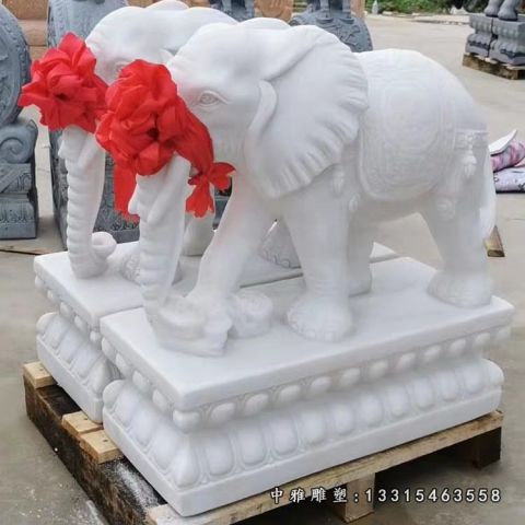 石雕吉祥如意大象