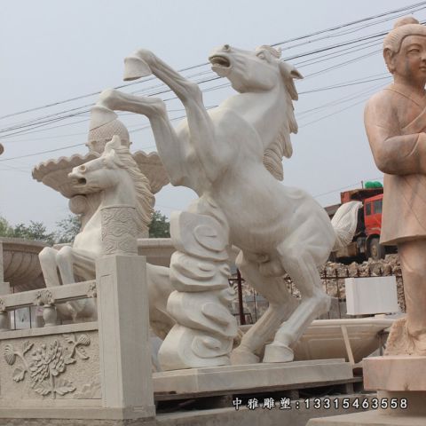石雕十二生肖马
