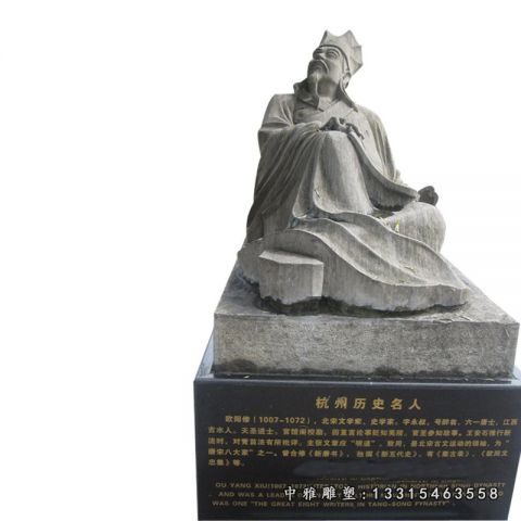 名医石雕华佗雕塑