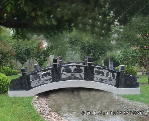 公园小型石桥景观雕塑