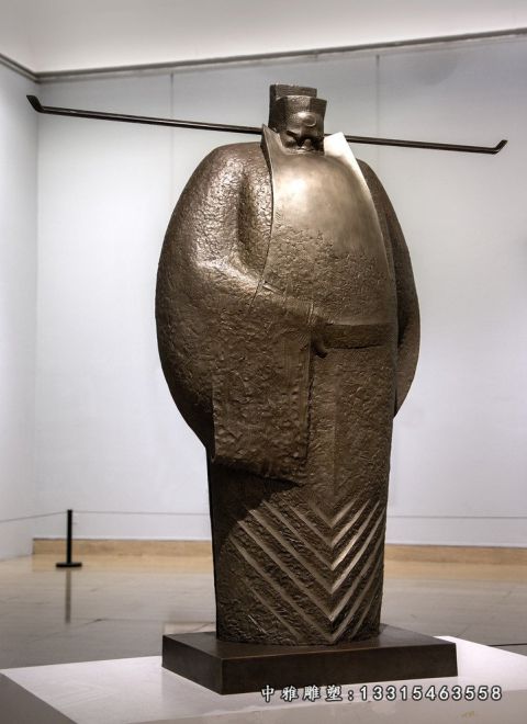 铜雕名臣包公