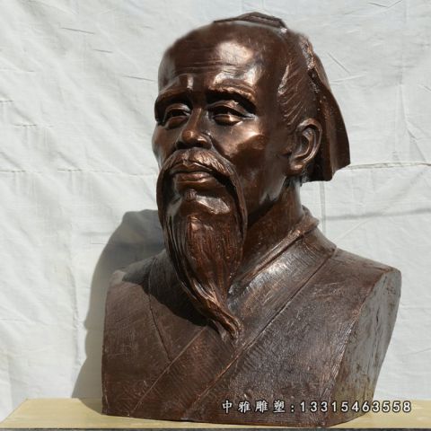 名医铜雕华佗雕塑