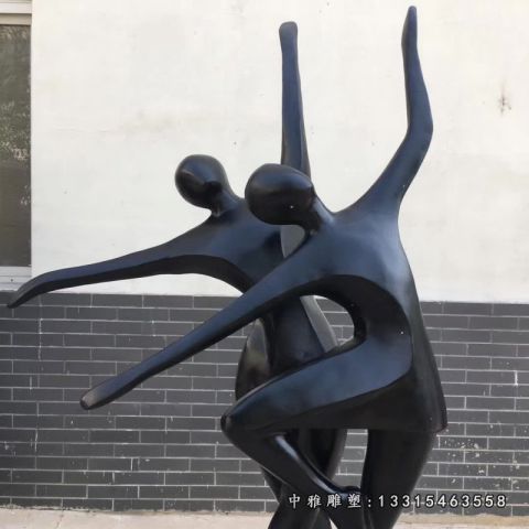 铜雕广场跳舞人物雕塑