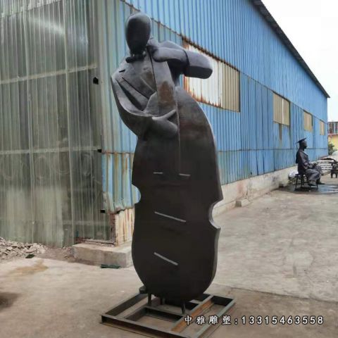 铜雕抽象人物雕塑