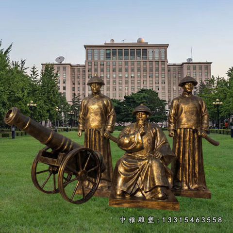 铜雕名臣林则徐