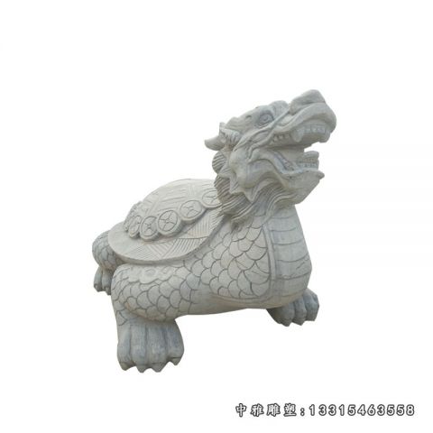 招财石雕龙龟雕塑