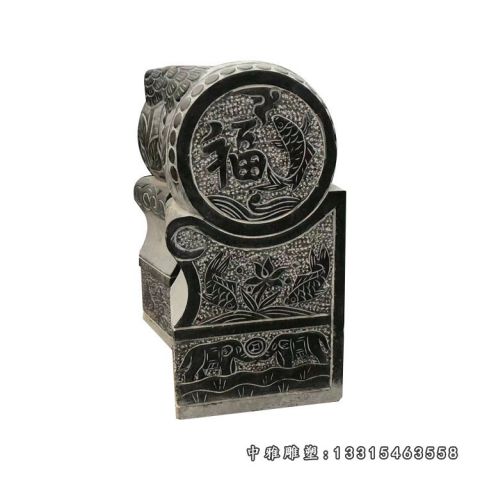 宅门抱鼓石石雕雕塑