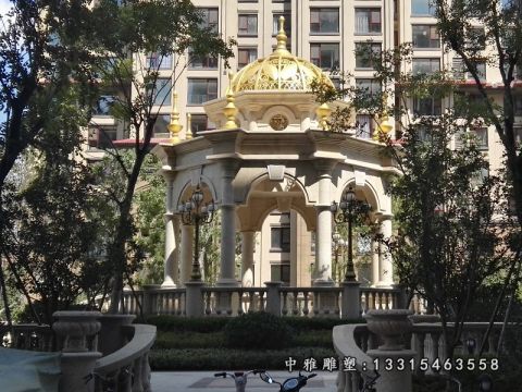 石雕欧式凉亭景观