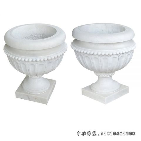 景观石雕花盆