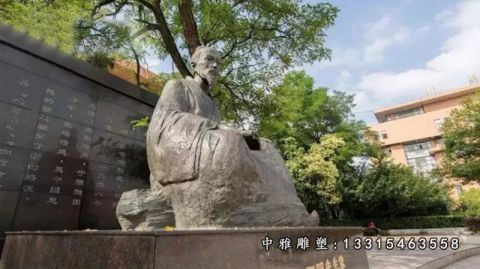 铜雕古代名人王阳明