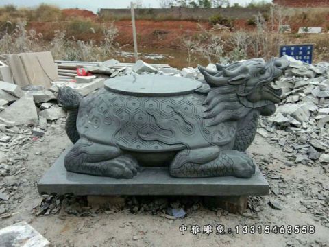 石雕招财龙龟雕塑