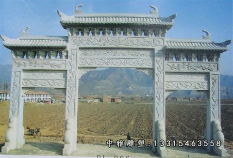 石雕牌坊大型景观