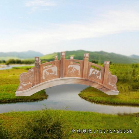 石雕公园小桥景观