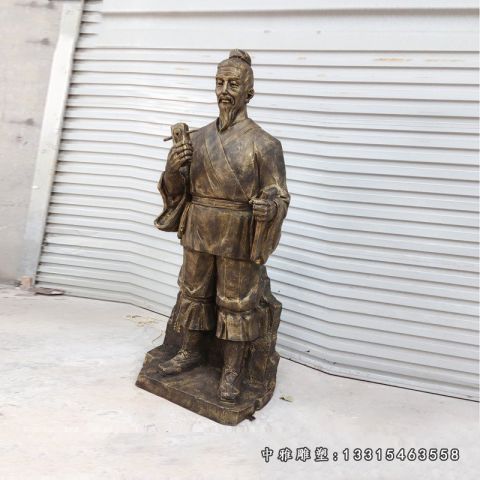 铜雕木匠鲁班雕塑