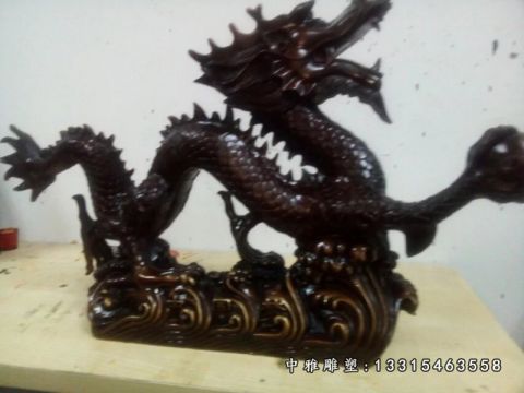 广场铜雕龙