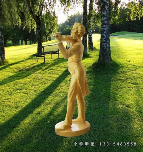 音乐家铜雕贝多芬雕像