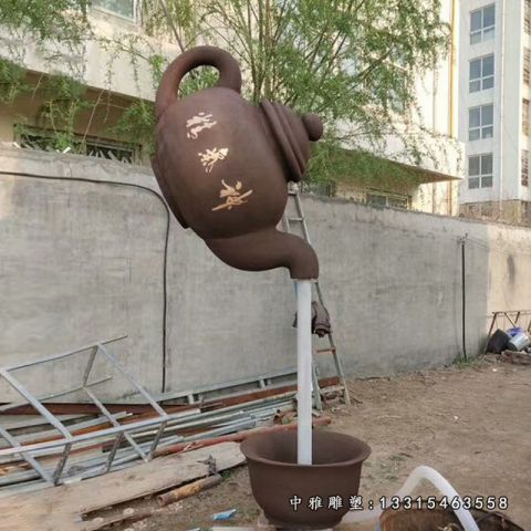 景区茶壶铜雕雕塑