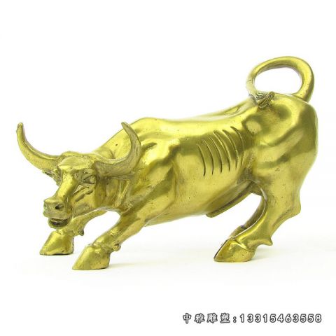 广场铜雕动物牛