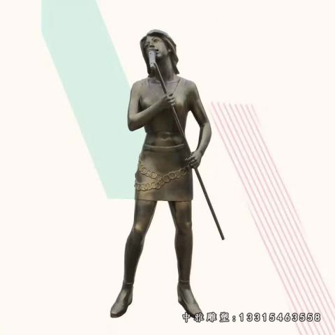 广场音乐人物铜雕