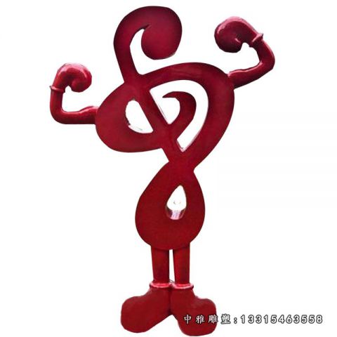 音符不锈钢景观雕塑