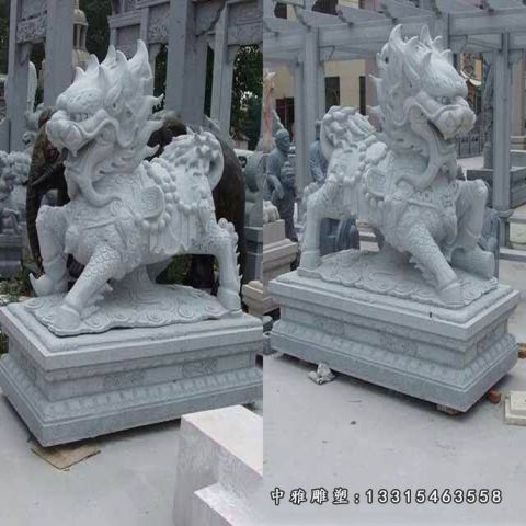 镇宅石雕麒麟神兽