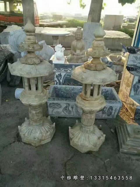 小型石灯景观