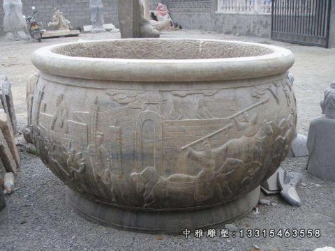 景观花盆石雕雕塑
