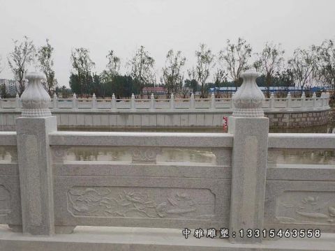 河道石雕栏板景观